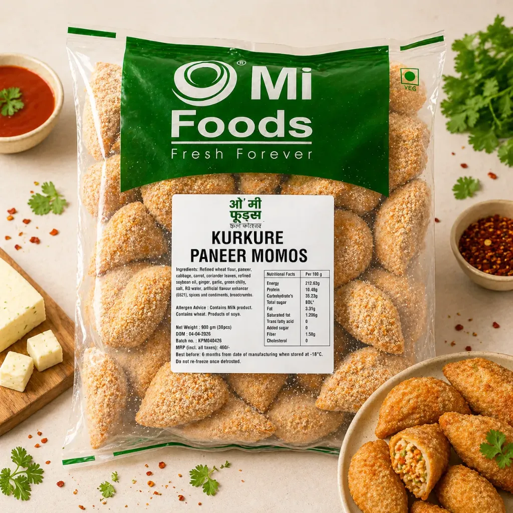 KURKURE PANEER MOMOS