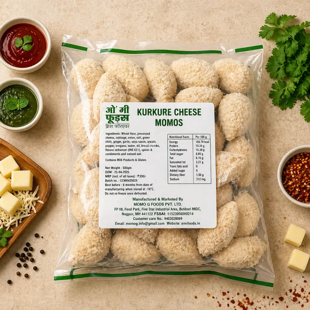 KURKURE CHEESE MOMOS
