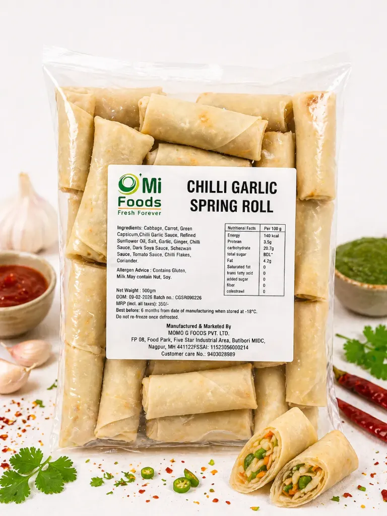CHILLI GARLIC SPRING ROLL