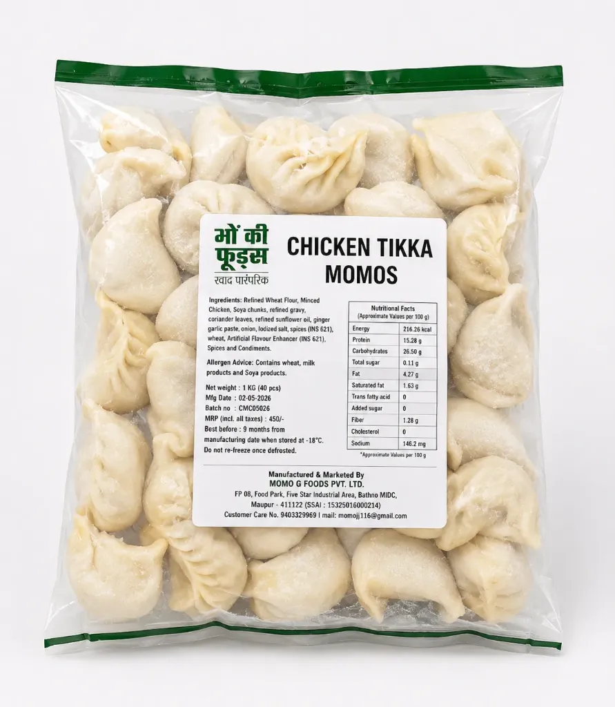 CHICKEN TIKKA MOMOS